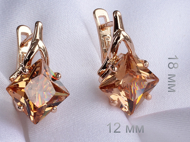 фото Серьги  fallon - (артикул - 18e01720-FF8372)