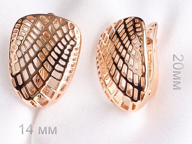 фото Серьги  fallon - (артикул - 18e09400-FF8594-3)